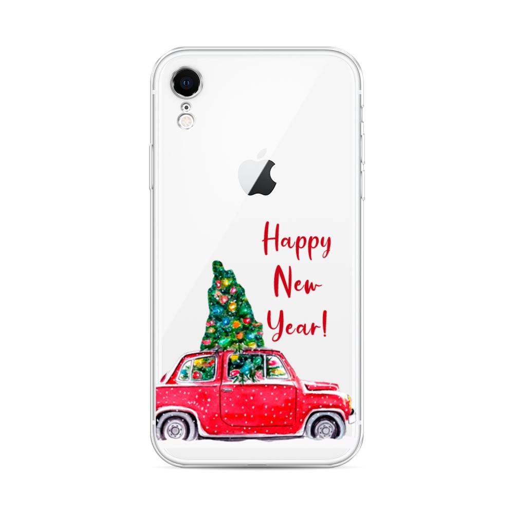 

Чехол для Apple iPhone XR "Happy New Year", Красный;зеленый, 12050-5