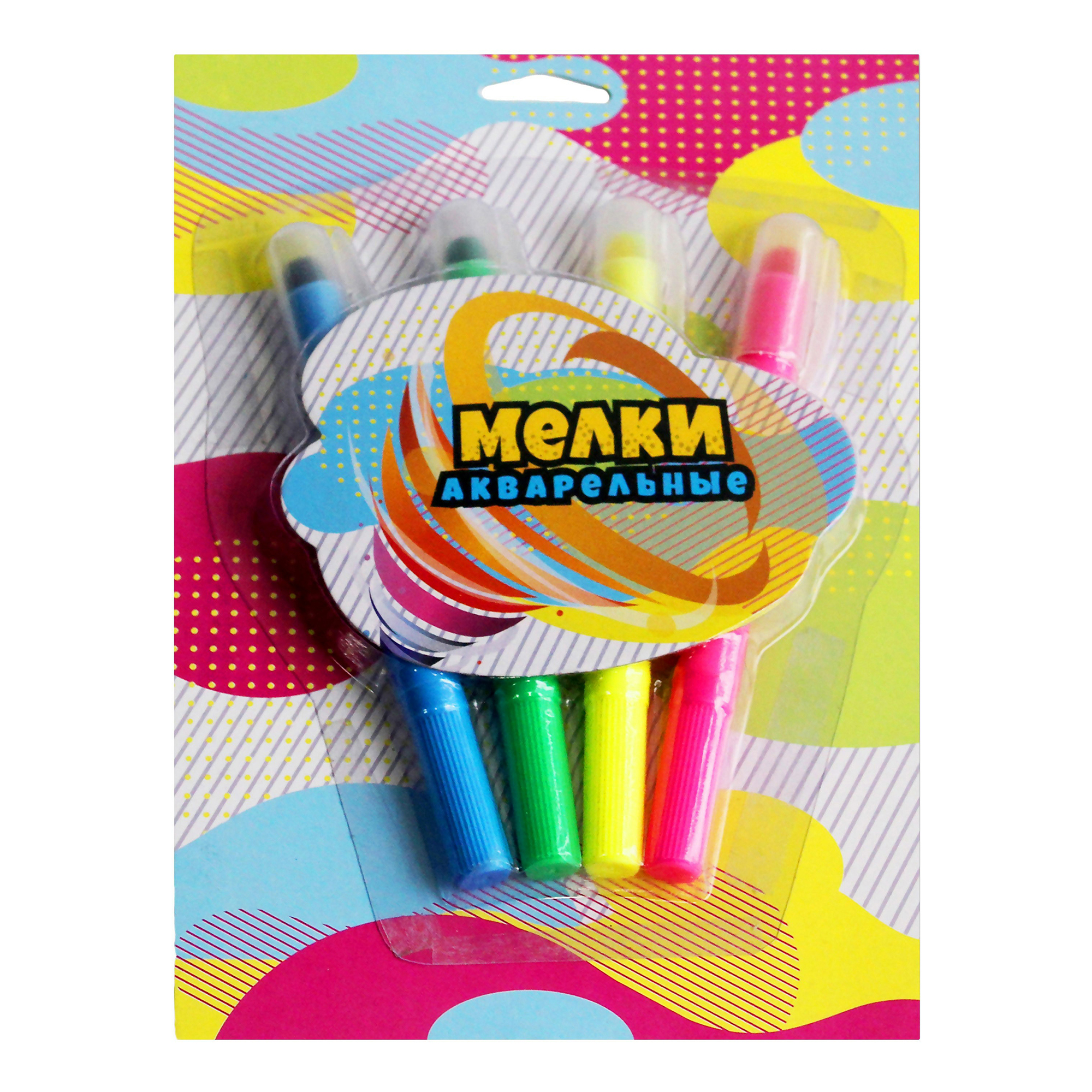 

Мелки акварельные 4 шт, Разноцветный