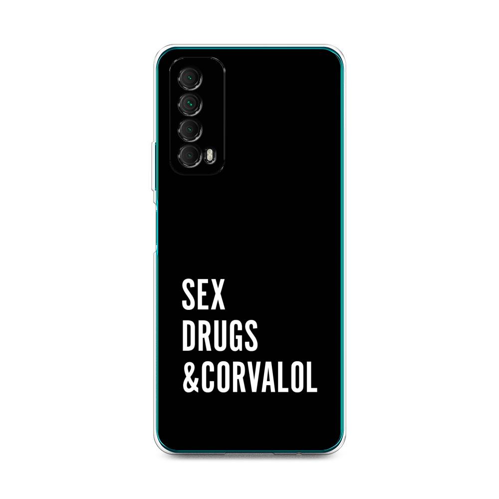 

Чехол для Huawei P Smart 2021 "Corvalol", Черный;серый;белый, 6104750-6