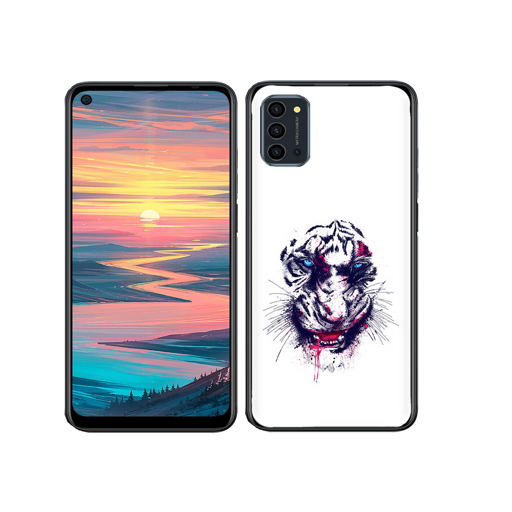 

Чехол MyPads Tocco для Oukitel K9 Pro безумный тигр, Прозрачный, Tocco