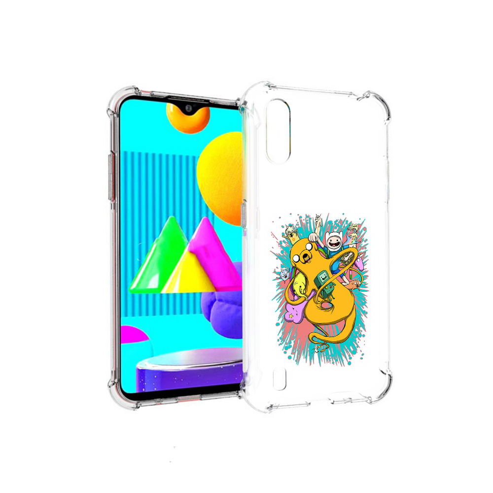 

Чехол MyPads Tocco для Samsung Galaxy M01 время приключений рисунок (PT151401.486.276), Прозрачный, Tocco