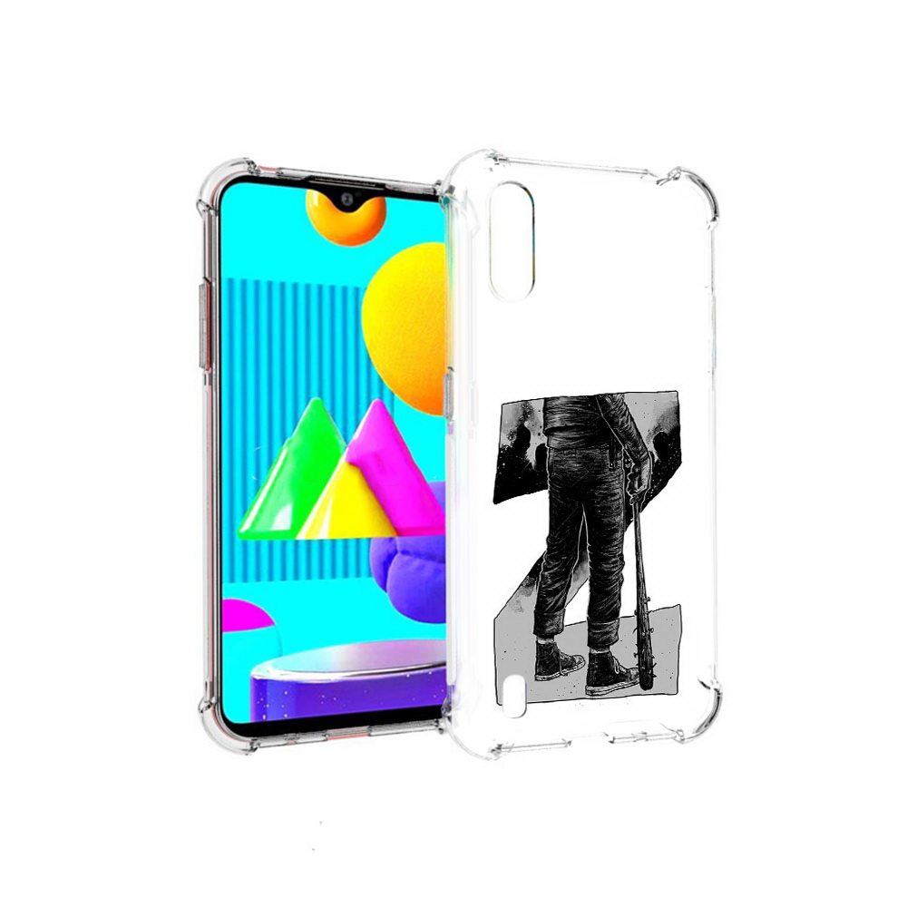 

Чехол MyPads Tocco для Samsung Galaxy M01 воин черно белый (PT151401.486.265), Tocco