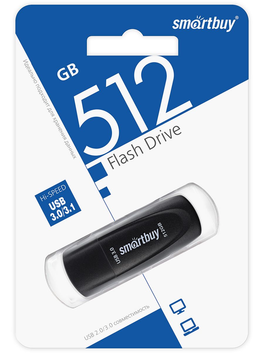 

Флэш диск SmartBuy 512GB Scout Black (SB512GB3SCK)