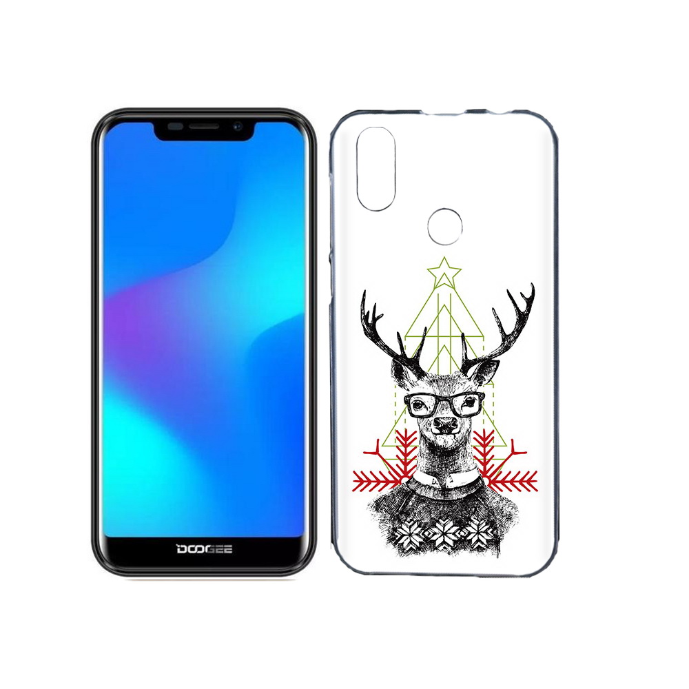 

Чехол MyPads Tocco для Doogee X70 умный олень, Прозрачный, Tocco