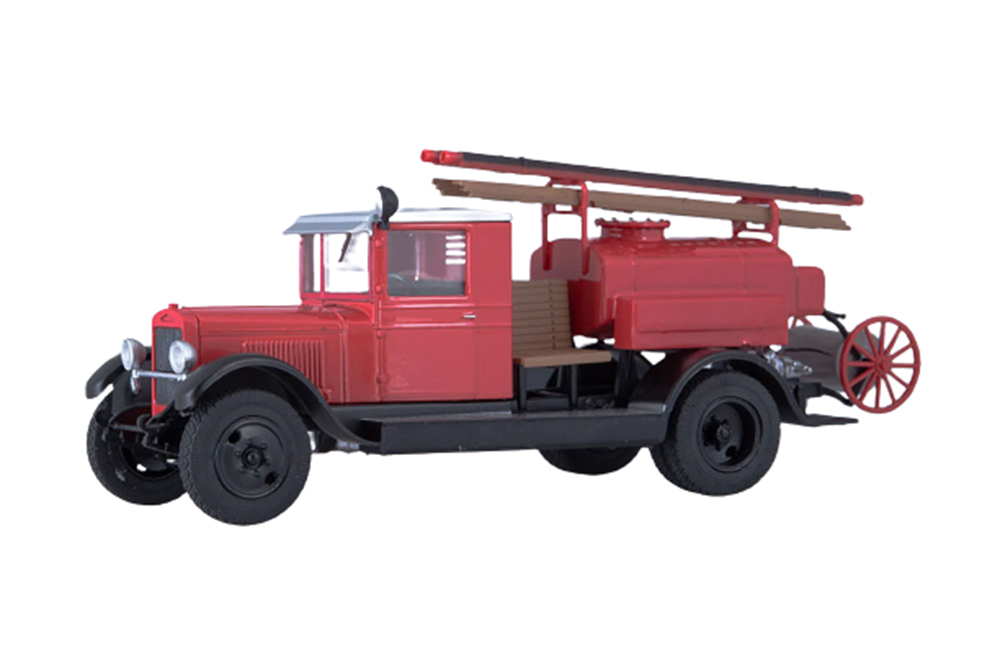 

Модель коллекционная АВТОИСТОРИЯ ЗИС-5 ПМЗ-2 пожарный 1933 красный