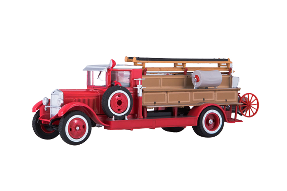 Zis 11 PMZ-1 fire engine (ussr russian) 1934 red | ЗИС-11 ПМЗ-1 пожарный