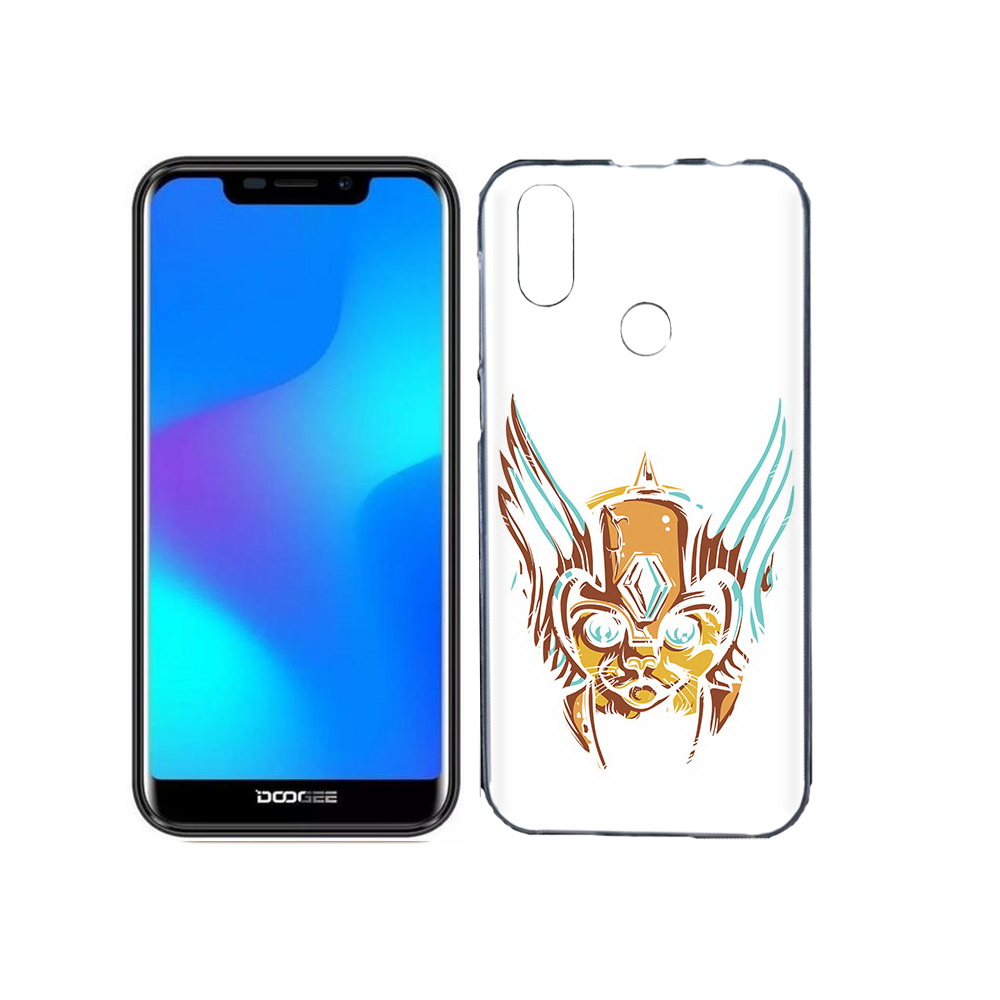 

Чехол MyPads Tocco для Doogee X70 тор абстракция, Прозрачный, Tocco