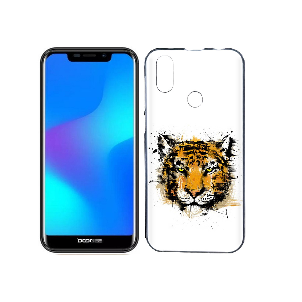 

Чехол MyPads Tocco для Doogee X70 тигруля, Прозрачный, Tocco