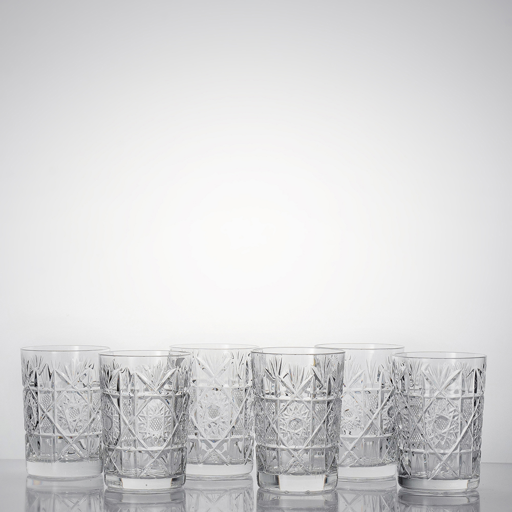 

Набор стаканов Неман 8844 из хрусталя для воды сока напитков, 200 мл., 6 шт, Прозрачный