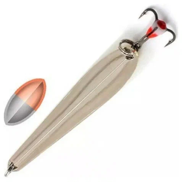 

Блесна вертикальная Namazu Rocket, размер 95 мм, вес 15 г, цвет S604/200/, Серебристый;золотистый