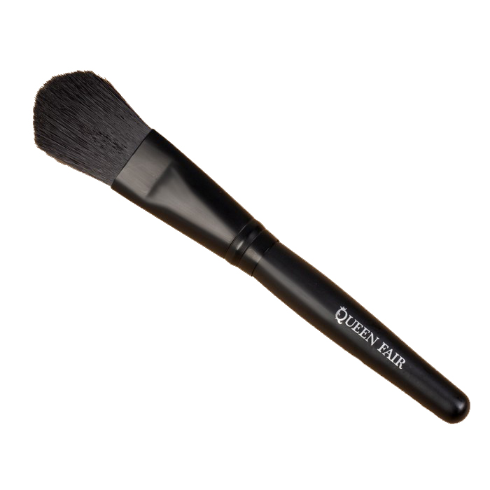Купить Кисть для макияжа «Premium Brush», в чехле, 14, 5 см, цвет чёрный 4102765, Queen Fair
