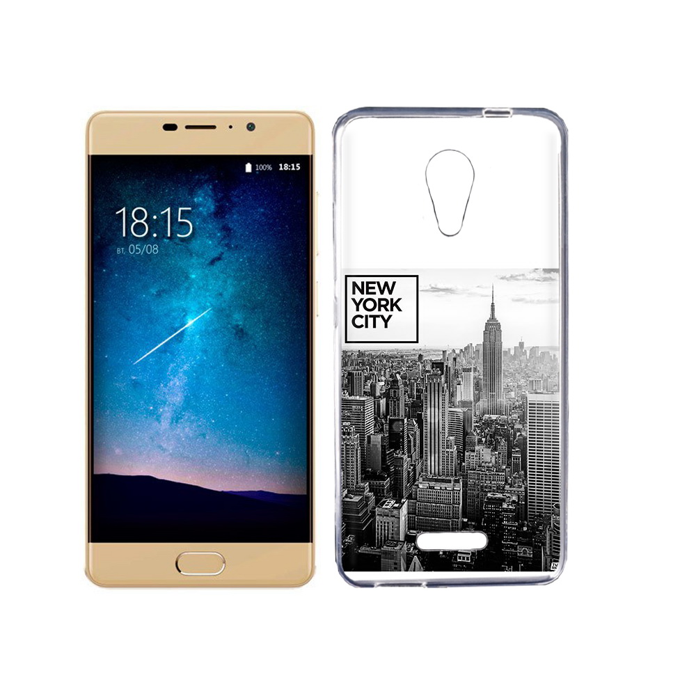 

Чехол MyPads Tocco для BQ 5201 Space черно белый ньюерк, Прозрачный, Tocco