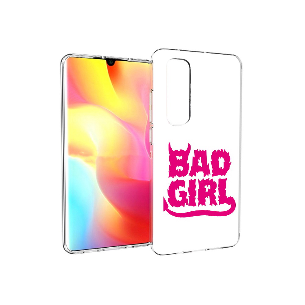 

Чехол MyPads Tocco для Xiaomi Mi Note 10 Lite плохая девочка (PT149714.254.545), Прозрачный, Tocco