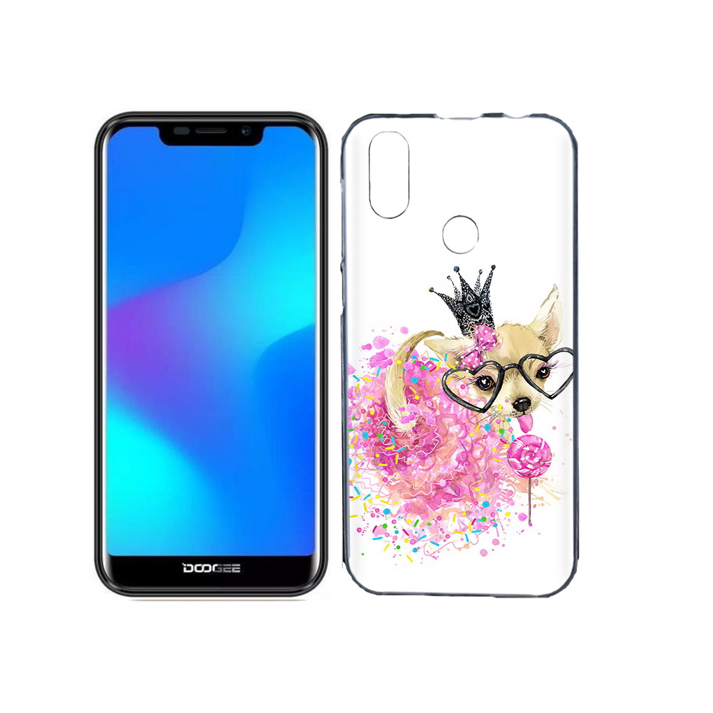 

Чехол MyPads Tocco для Doogee X70 сладкая принцесса, Прозрачный, Tocco