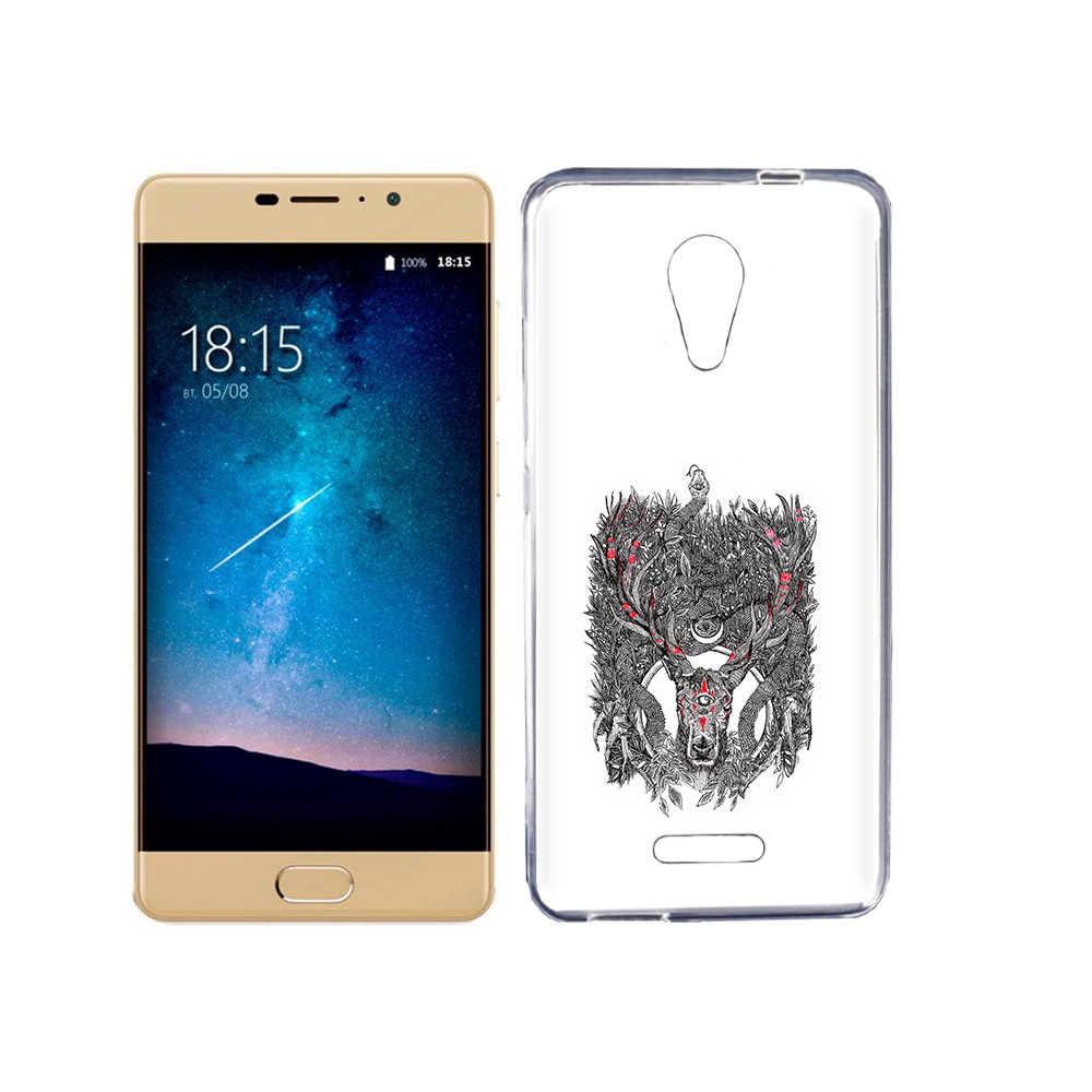 

Чехол MyPads Tocco для BQ 5201 Space Дизайнерские_676, Прозрачный, Tocco