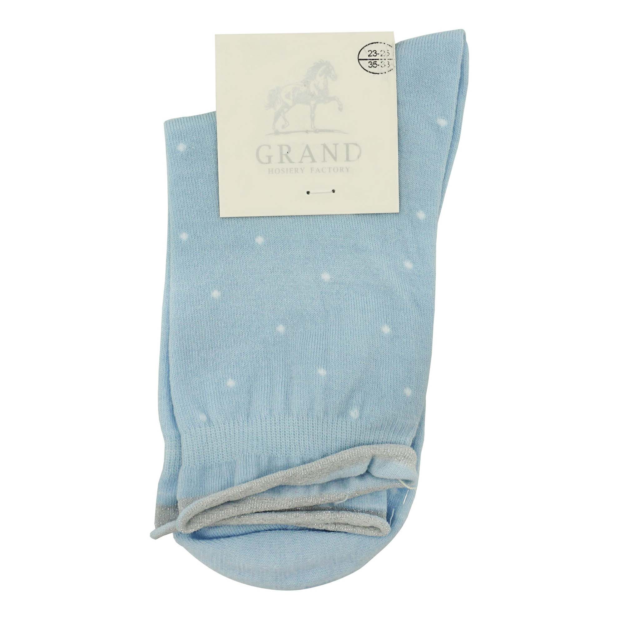 Носки женские Гранд голубые 23-25