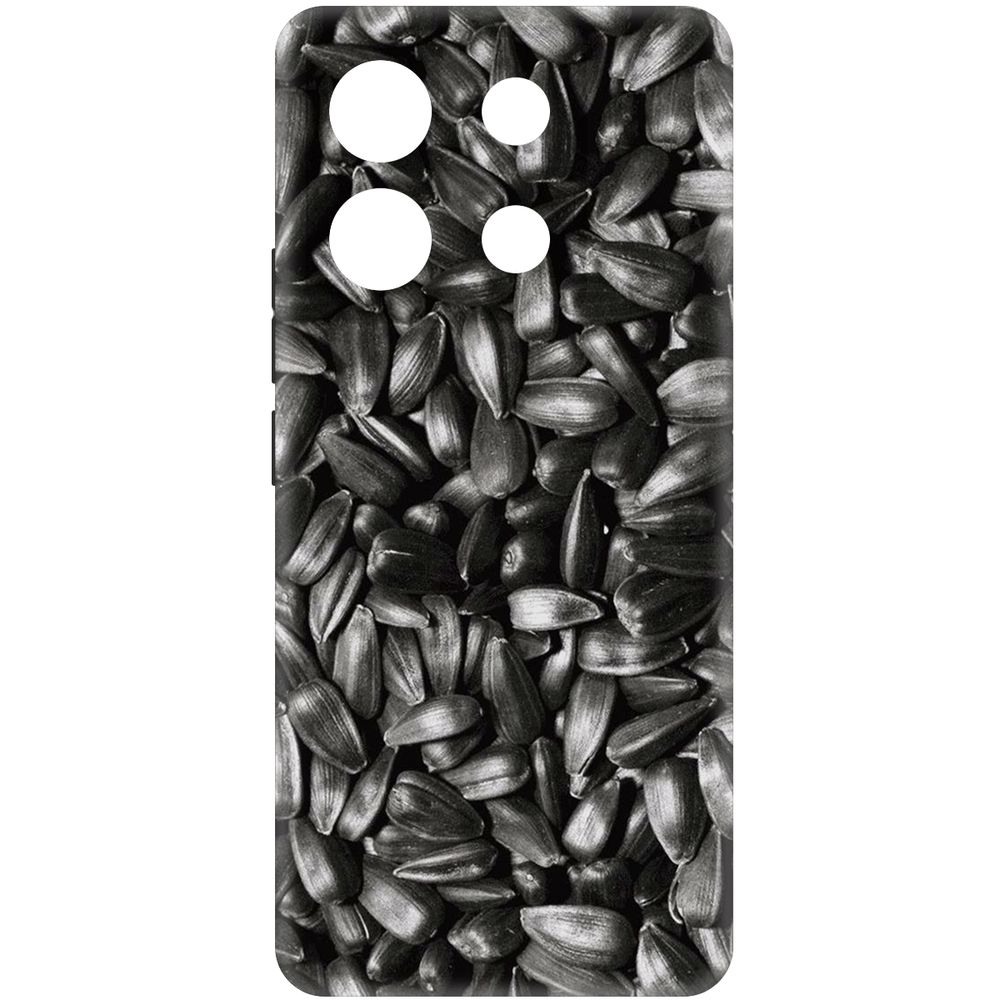 

Чехол-накладка Krutoff Soft Case Семечки для Xiaomi Redmi Note 13 Pro 5G черный