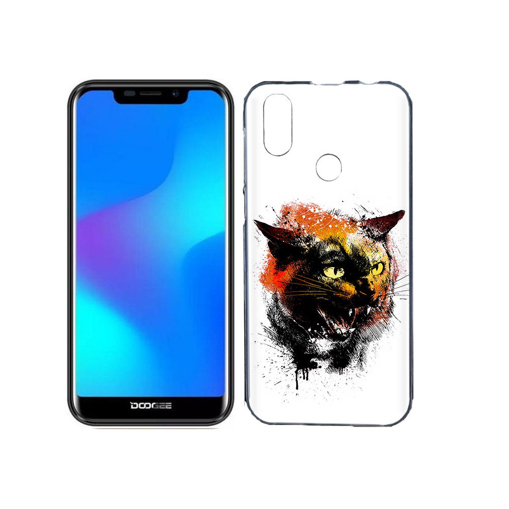 

Чехол MyPads Tocco для Doogee X70 сиамский кот, Прозрачный, Tocco