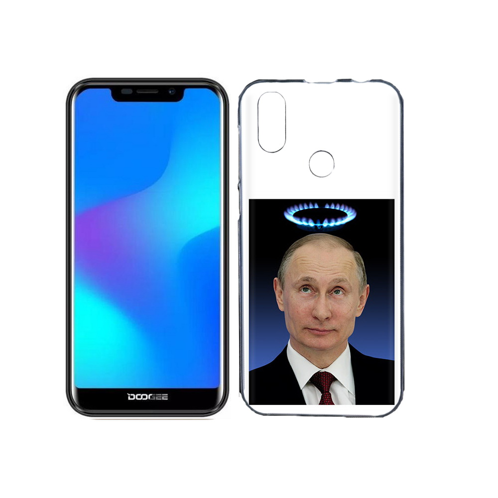 

Чехол MyPads Tocco для Doogee X70 святой газ, Прозрачный, Tocco