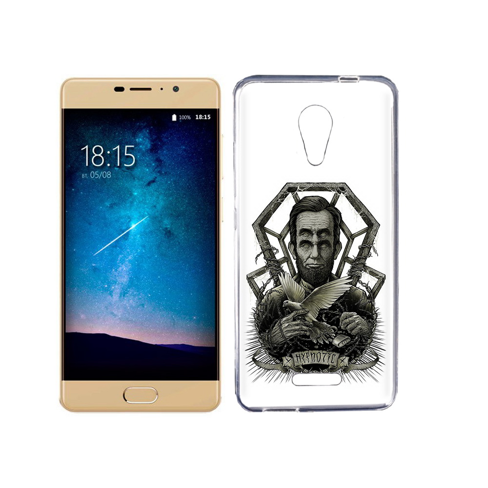

Чехол MyPads Tocco для BQ 5201 Space франклин абстракция, Прозрачный, Tocco