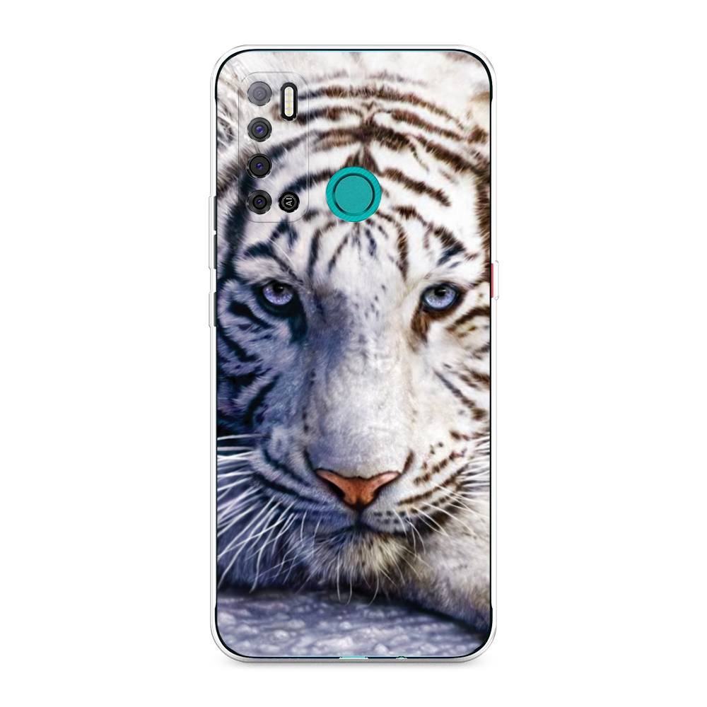 

Чехол на Tecno Pouvoir 4 "Бенгальский тигр", Коричневый;белый, 300350-1
