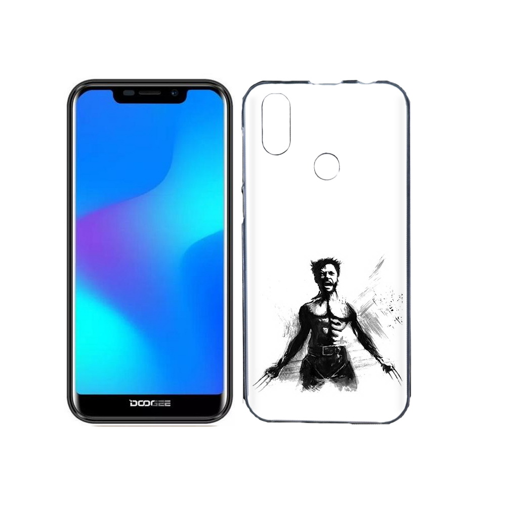 

Чехол MyPads Tocco для Doogee X70 росомаха, Прозрачный, Tocco