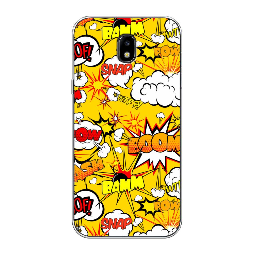 

Чехол на Samsung Galaxy J5 2017 "Поп Арт эффекты", Желтый;белый;оранжевый, 22850-6
