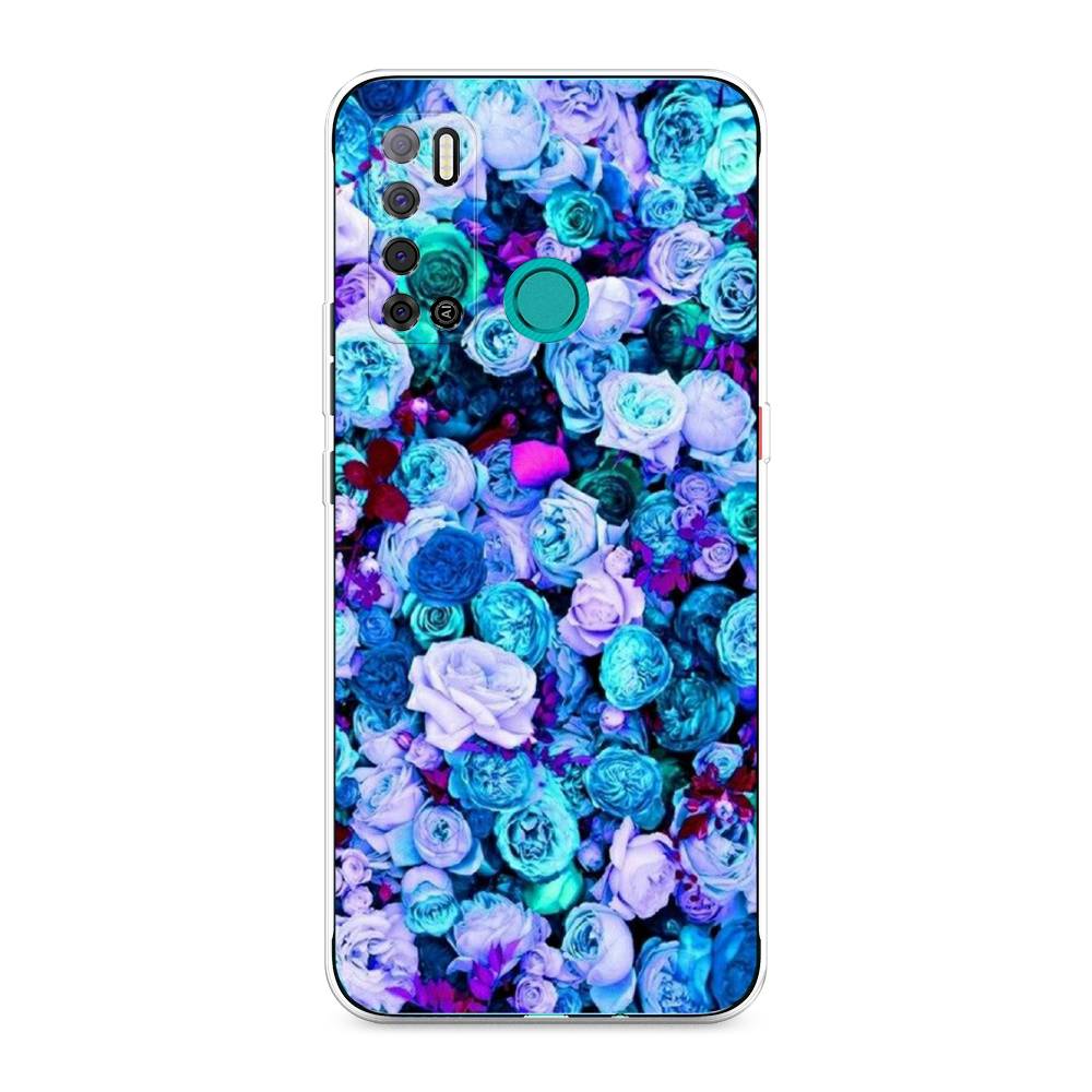 

Чехол на Tecno Pouvoir 4 "Цветочный ковер", Фиолетовый, 300350-2
