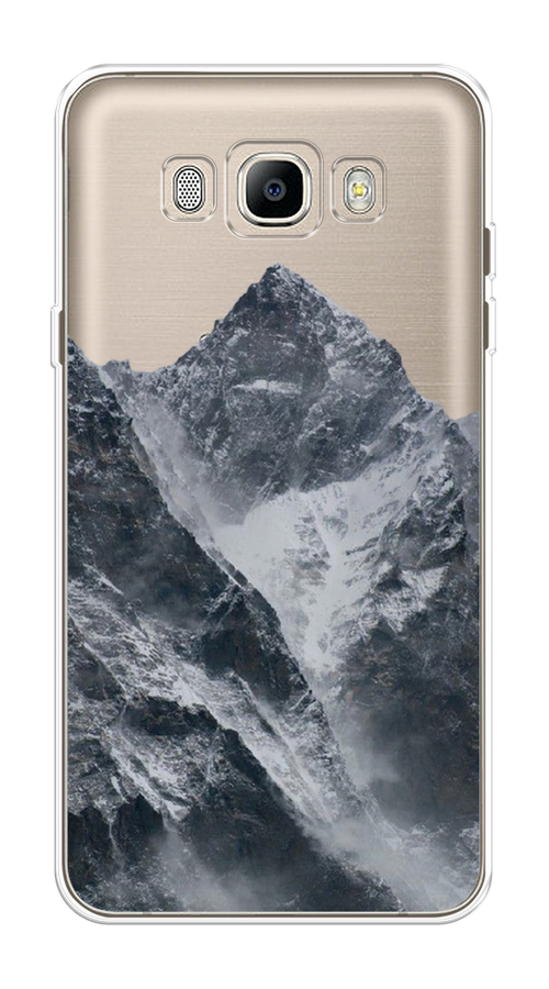 

Чехол на Samsung Galaxy J5 2016 "Горы арт 4", Серый;бежевый, 22750-2