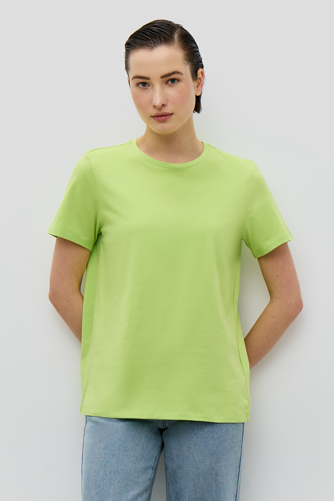 

Футболка женская Baon B231204 зеленая S, Зеленый, B231204