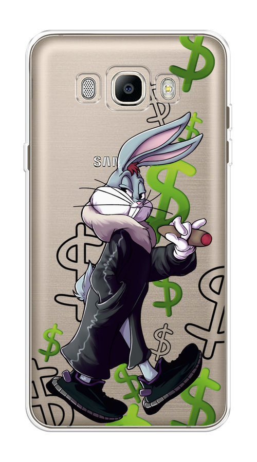 

Чехол на Samsung Galaxy J5 2016 "Rich Bugs Bunny", Зеленый;черный;голубой, 22750-6