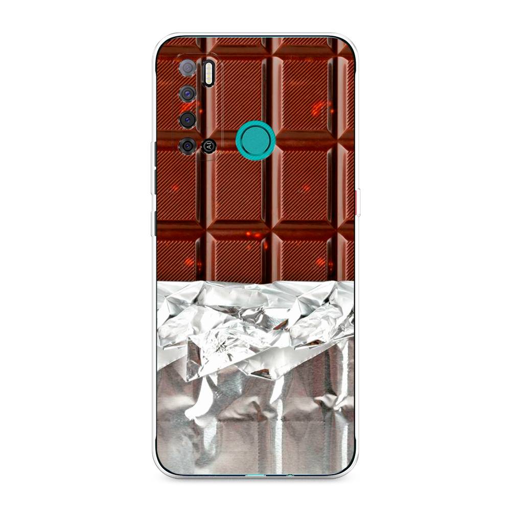 

Чехол на Tecno Pouvoir 4 "Шоколад в обертке", Коричневый, 300350-6