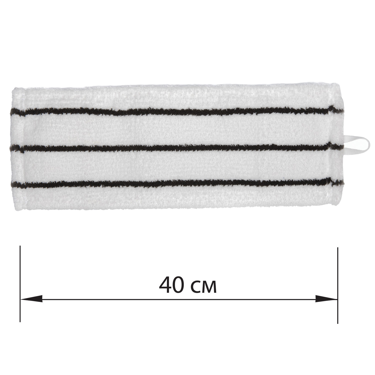 Насадка МОП LAIMA EXPERT плоская для швабры 40 см 2 шт. уши/карманы микрофибра/скраб
