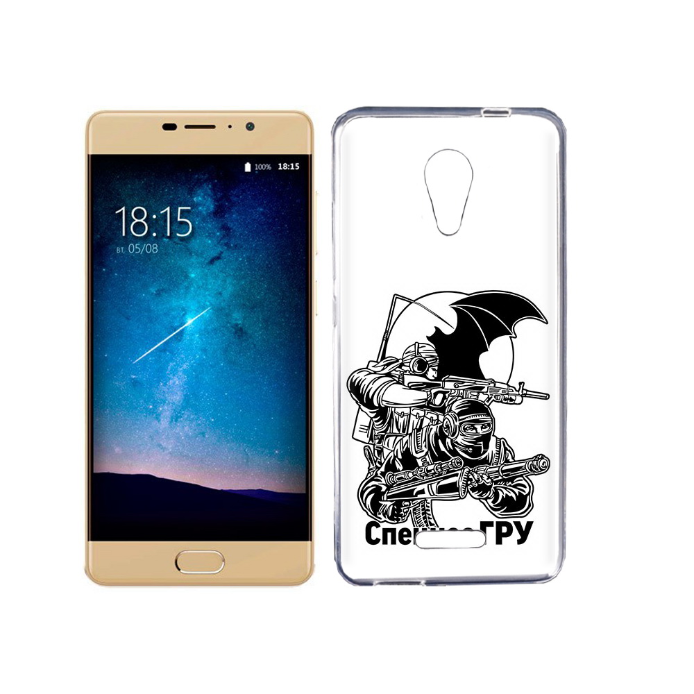 

Чехол MyPads Tocco для BQ 5201 Space спецназ гру, Прозрачный, Tocco