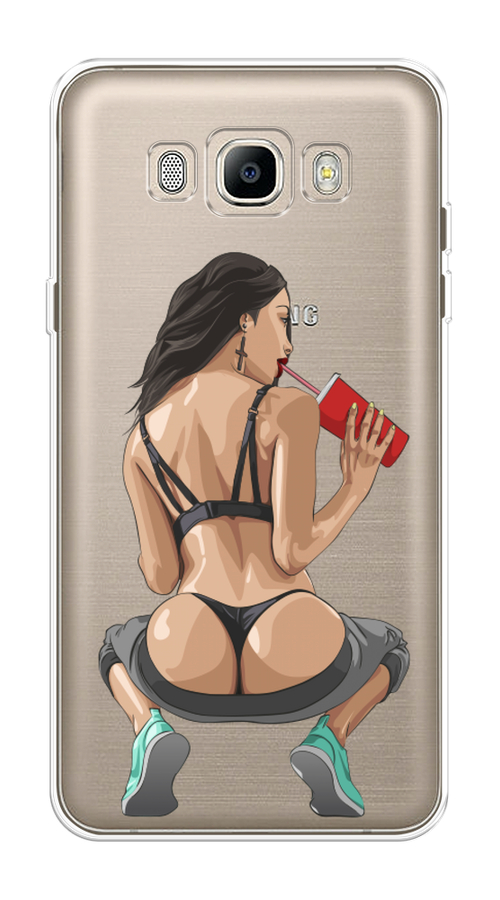 

Чехол на Samsung Galaxy J5 2016 "Сочные булочки", Бежевый;красный;черный, 22750-6