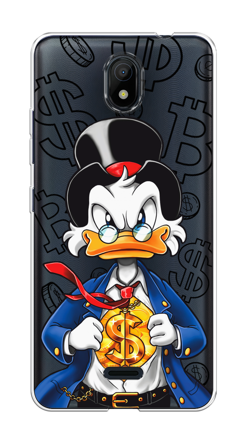 

Чехол на Nokia C100 "Scrooge Goldman", Черный;белый;синий, 125350-1