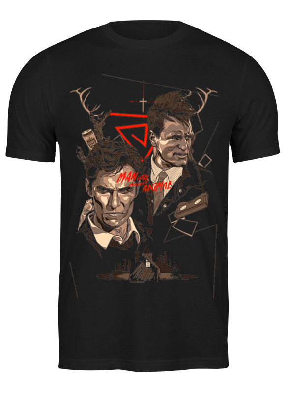 

Футболка мужская Printio True detective черная 3XL, Черный, True detective