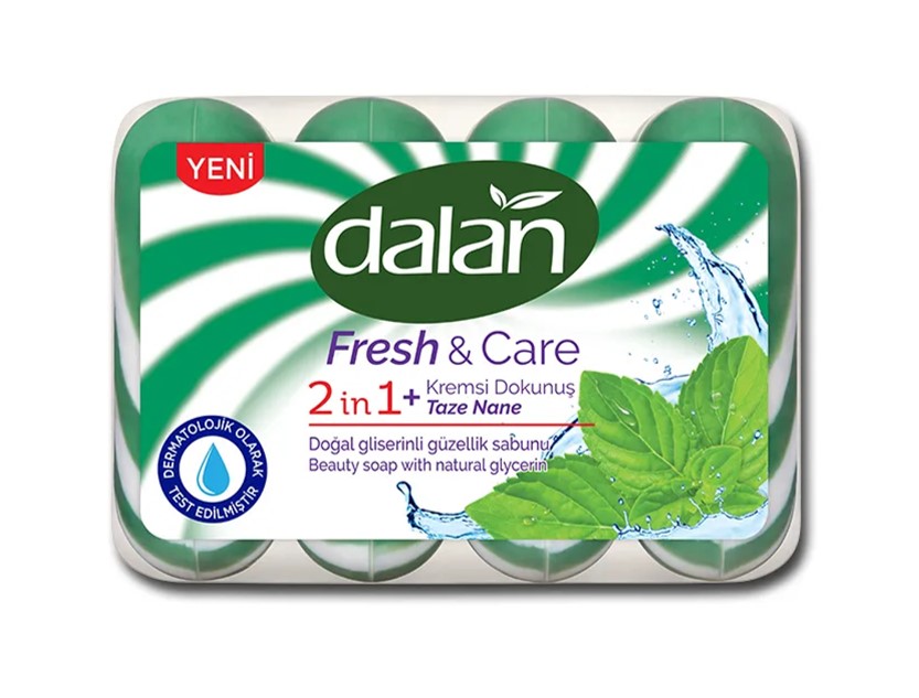 

Туалетное мыло Dalan Fresh&Care Свежая мята, 90 гх4 шт., Fresh&Care