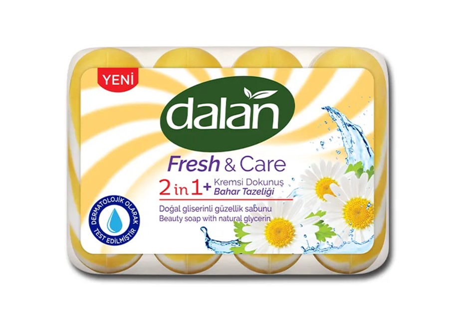 Мыло туалетное Dalan Fresh&Care Весенняя свежесть, глицериновое, 90 гх4 шт. mettler 1929 глицериновое мыло
