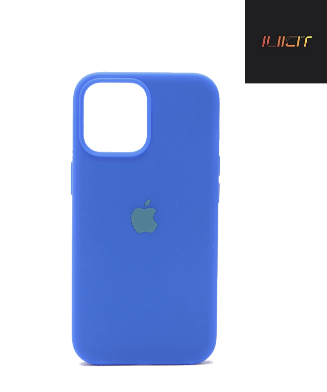 Чехол iPhone 16 Pro Silicon Сase APL WS (с лого), синий  6 (IS020480)