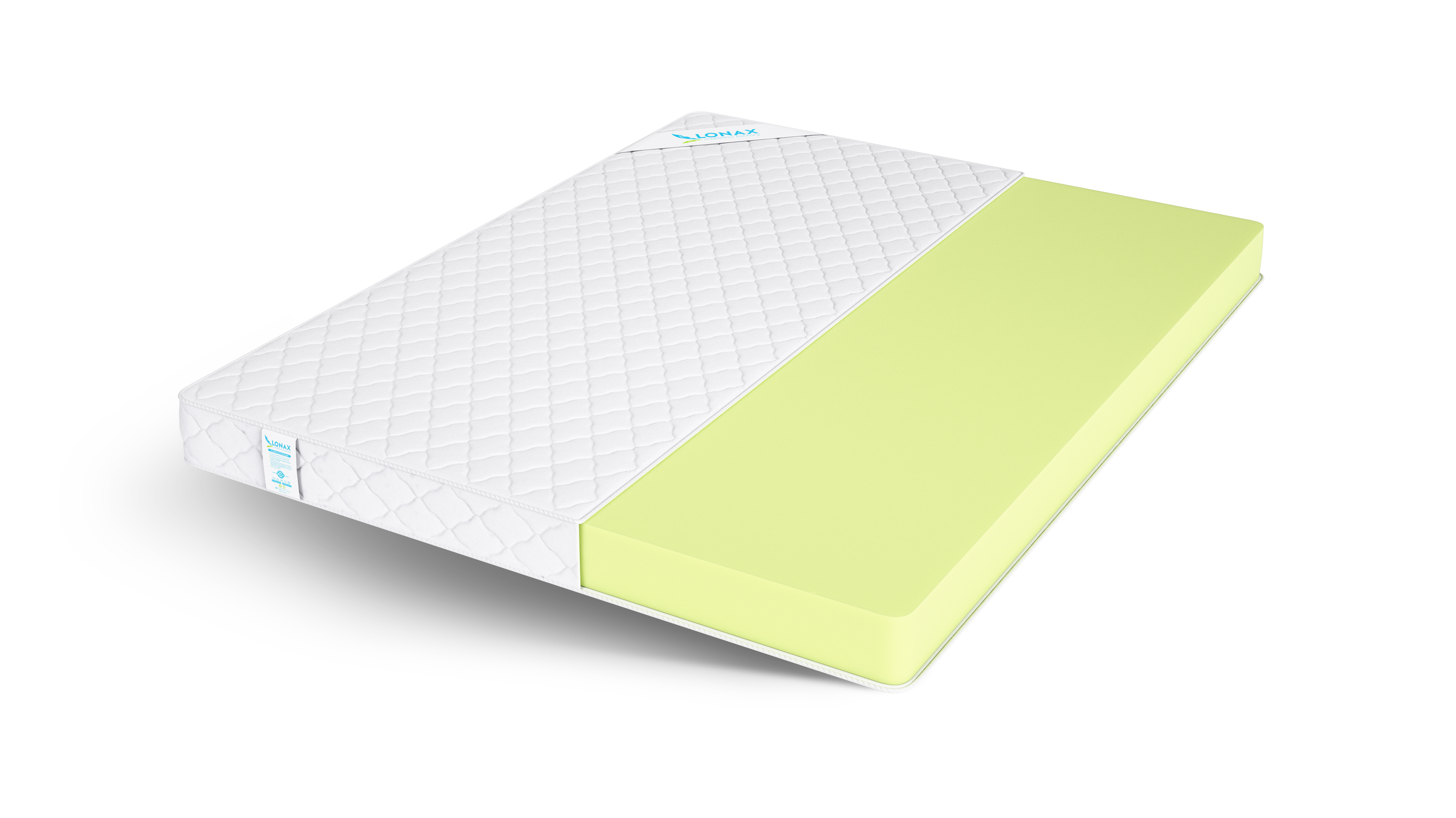 

Матрас беспружинный Lonax ROLL ECO/chstds_lonLRE_145x190, Белый, Lonax ROLL ECO