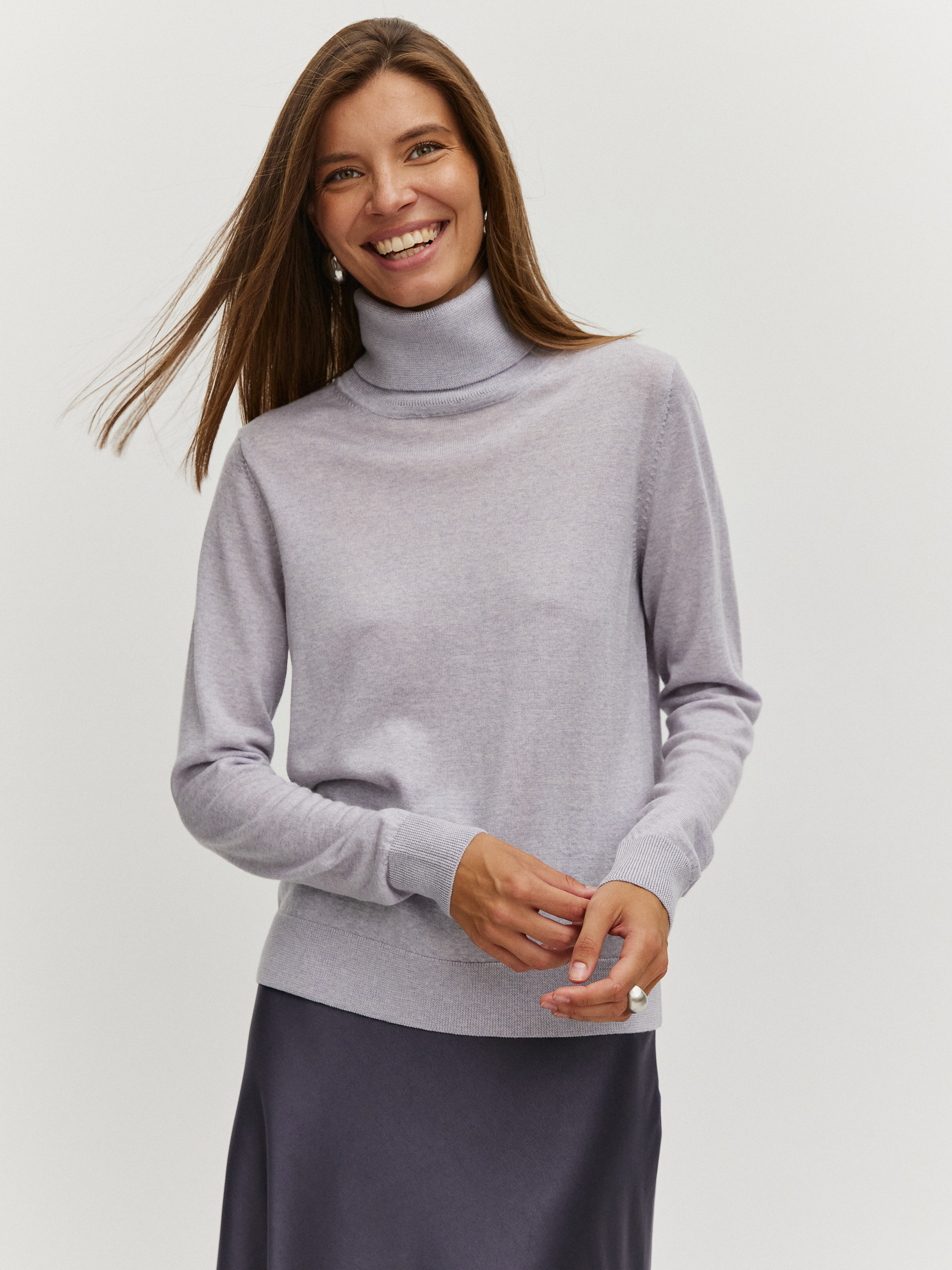 

Водолазка женская TO BE ONE WAJD-1 серая 44 RU, Серый, WAJD-1