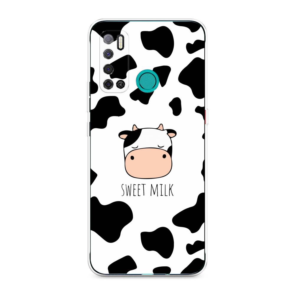 

Чехол на Tecno Pouvoir 4 "Sweet milk", Розовый;белый;черный, 300350-1