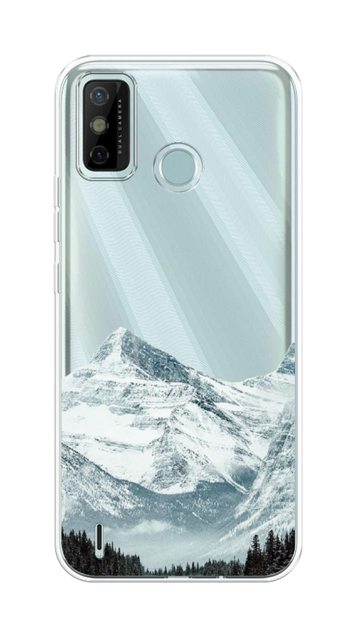 

Чехол на Tecno Spark 6 Go "Горы арт 1", Белый;зеленый, 300250-2