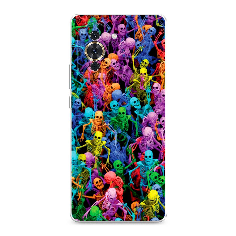 

Чехол для Huawei Nova 10 "Вечеринка скелетов", Фиолетовый;желтый;оранжевый, 6108950-6