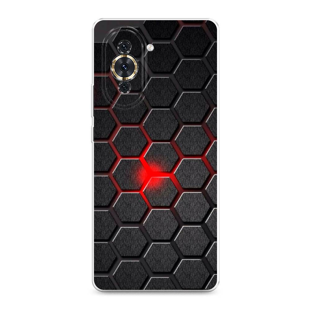 

Чехол для Huawei Nova 10 "Соты красные", Красный;черный;серый, 6108950-3