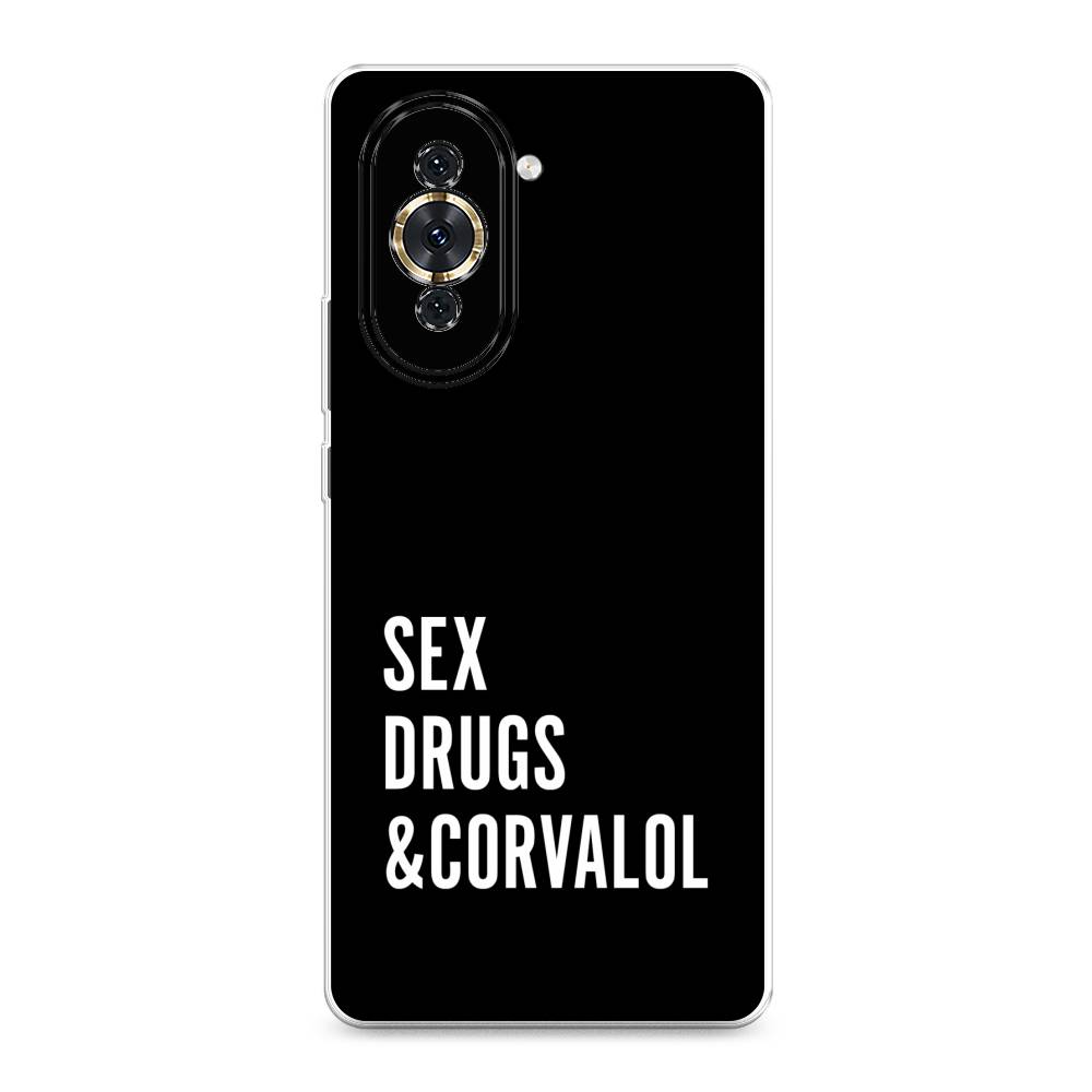 

Чехол для Huawei Nova 10 "Corvalol", Черный;серый;белый, 6108950-6