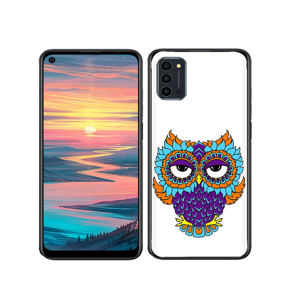 

Чехол MyPads Tocco для Oukitel K9 Pro Цветная сова, Прозрачный, Tocco