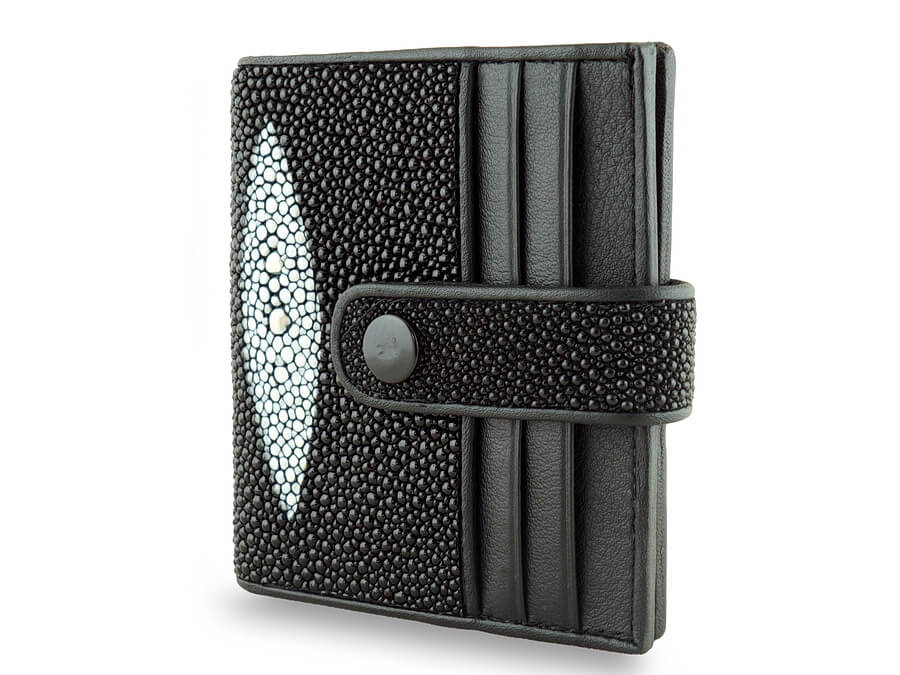 

Портмоне мужское Exotic Leather Ks-476 черное, Черный, ks-476