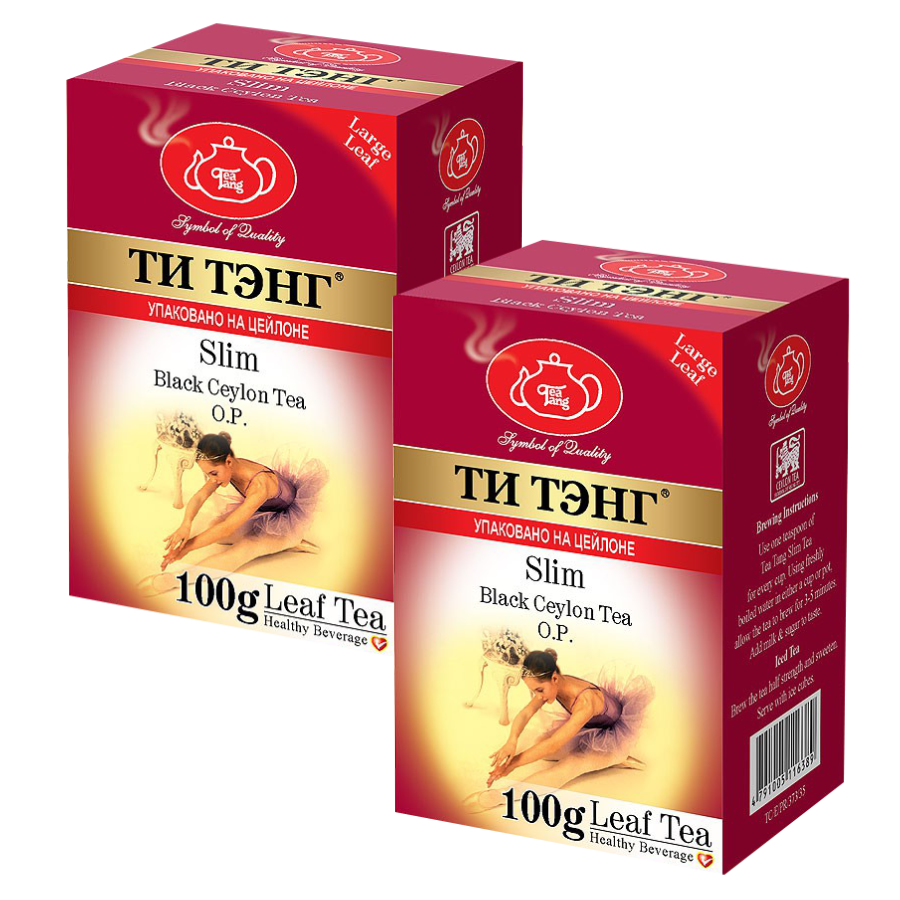 

Чай черный Ти Тэнг Слим, 100 г х 2 шт